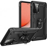 Θήκη Hybrid Shockproof Armor Case 360 Metal Rotating Ring-Car Holder Samsung Galaxy A72 μαύρο